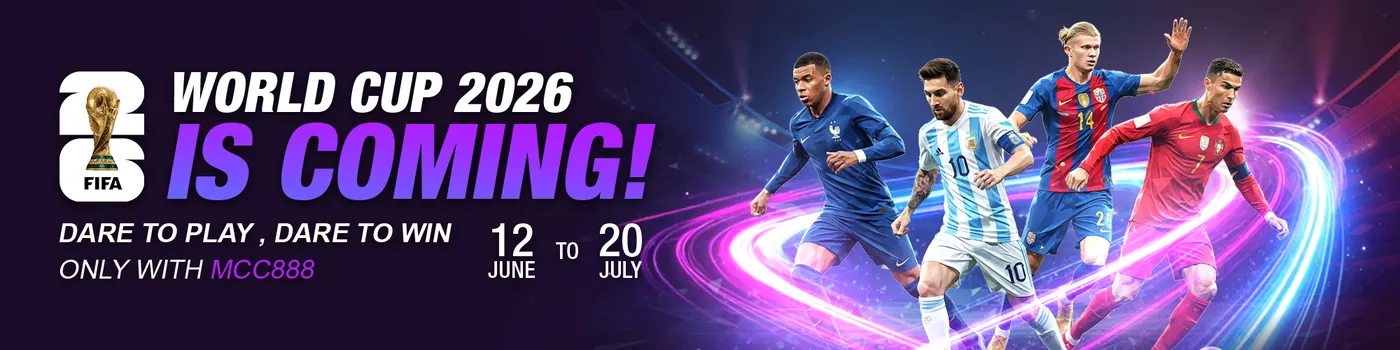 MCC888 World Cup 2026 campaign banner